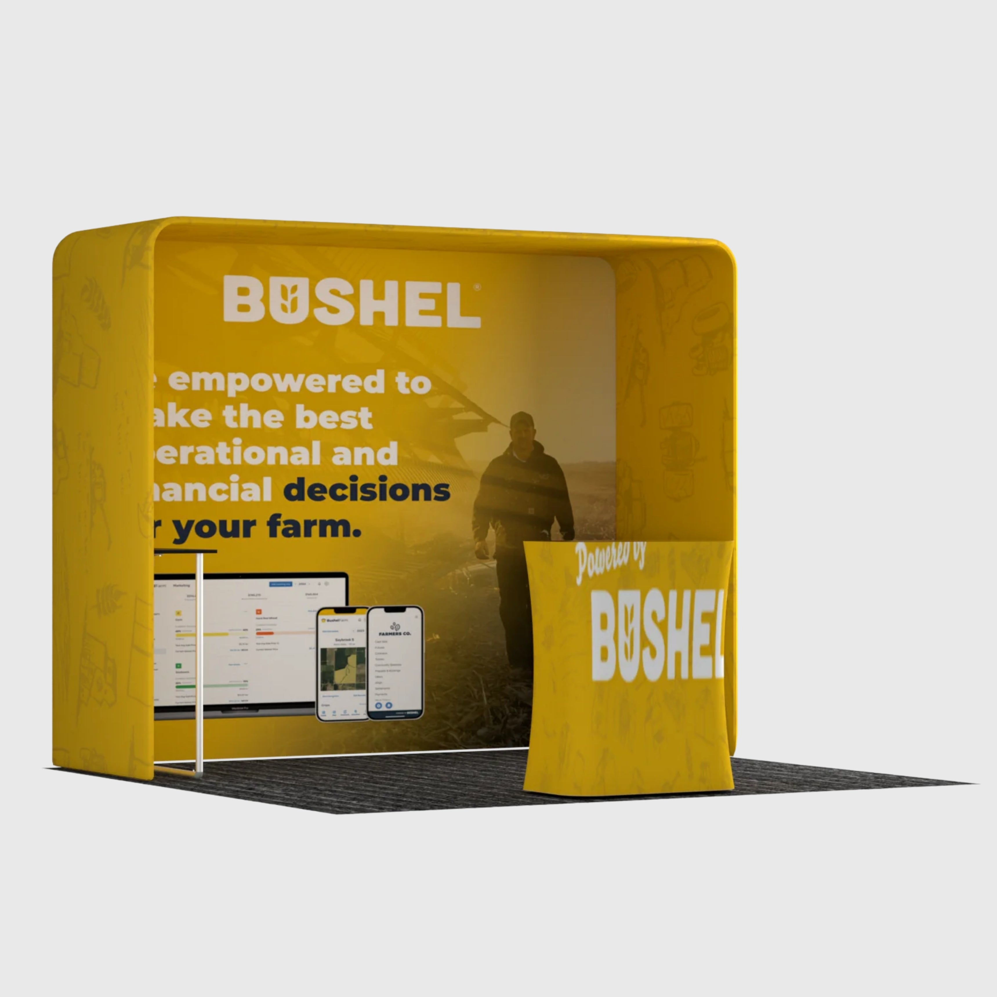 Portable Exhibit Display 10ft x 10ft - Model 26
