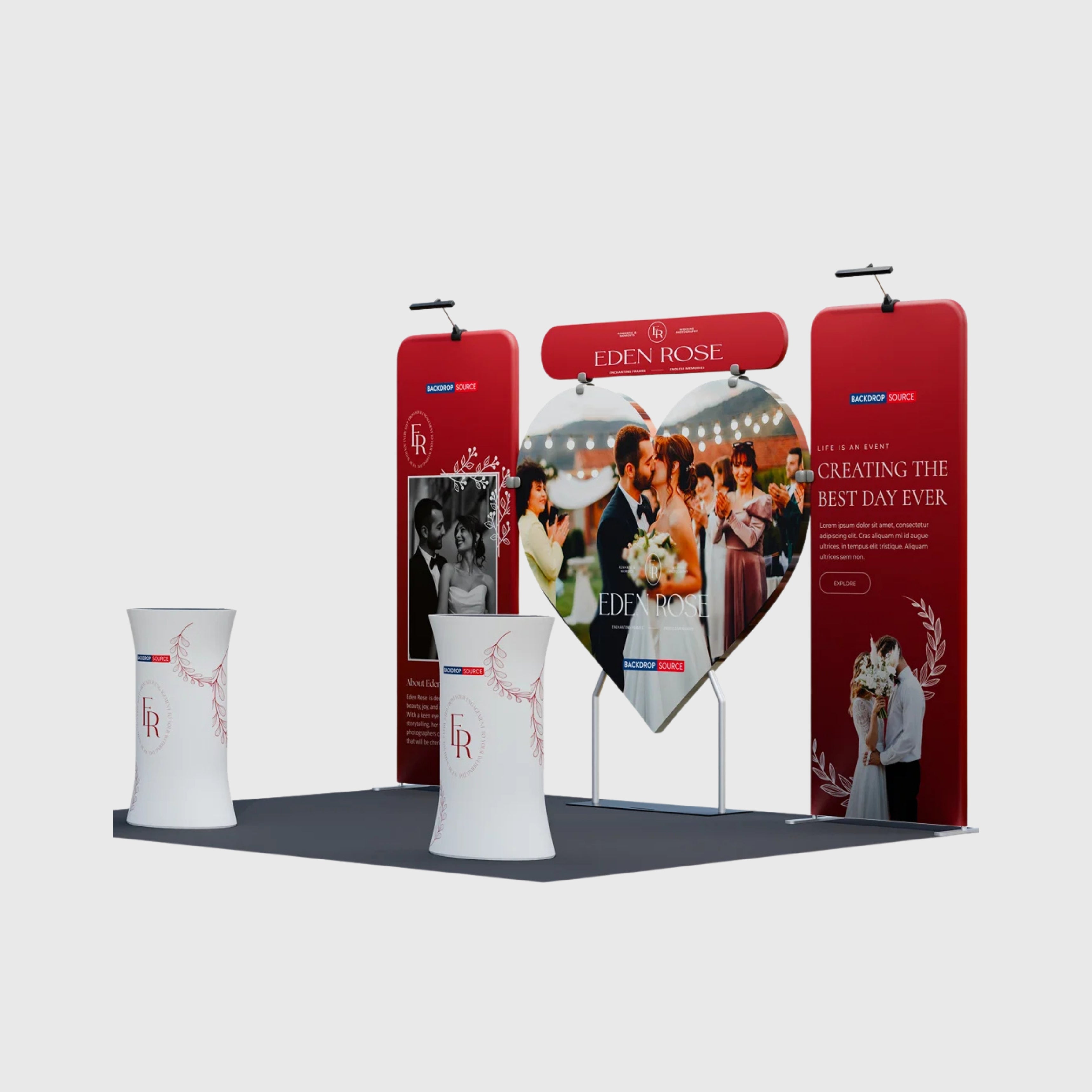 Portable Exhibit Display 10ft x 10ft - Model 38