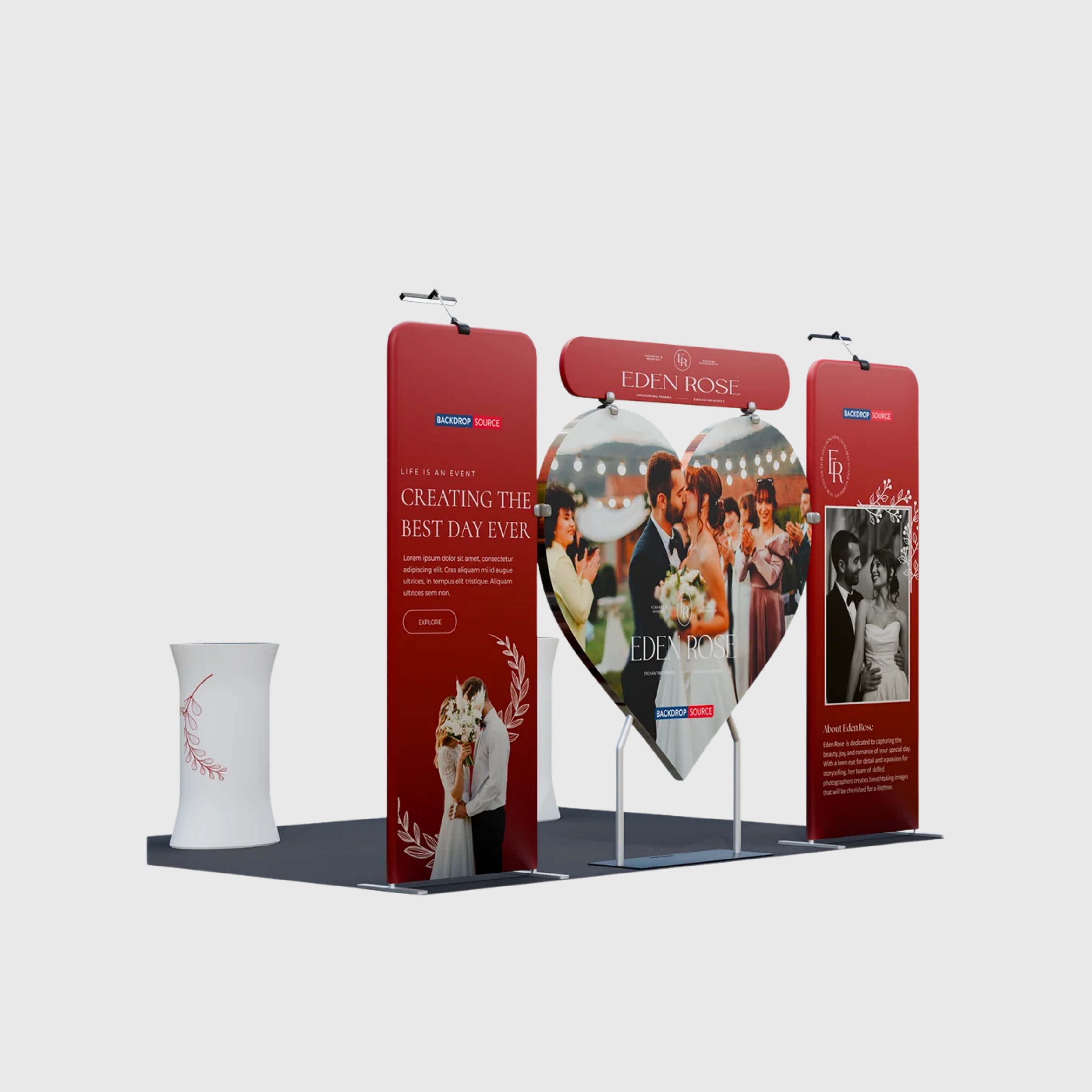 Portable Exhibit Display 10ft x 10ft - Model 38
