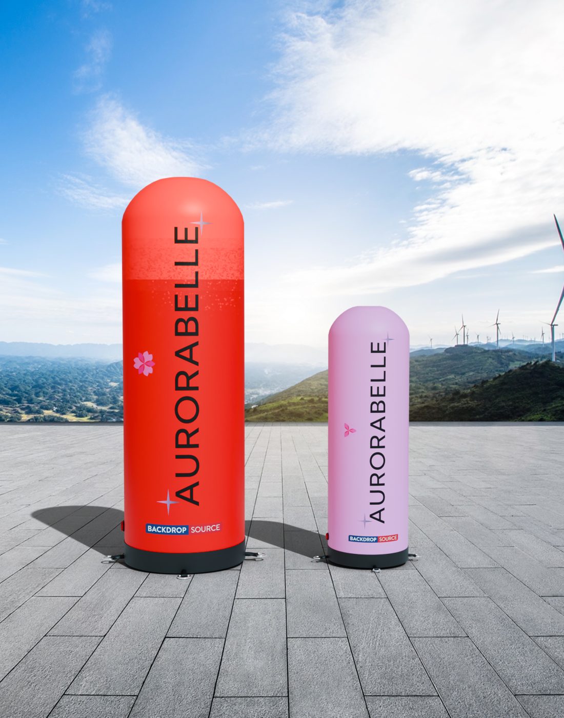 Colonnes gonflables 