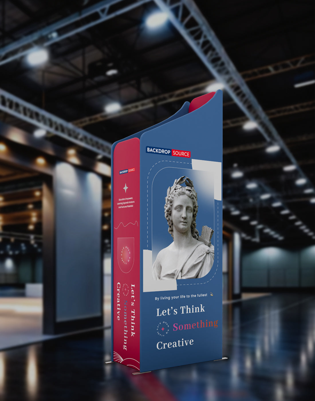 Magnetic Fabric Booth Display - Model 4 (6.5 x 6.5ft)