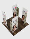 Magnetic Fabric Booth Display - Model 4 (10 x 10ft)