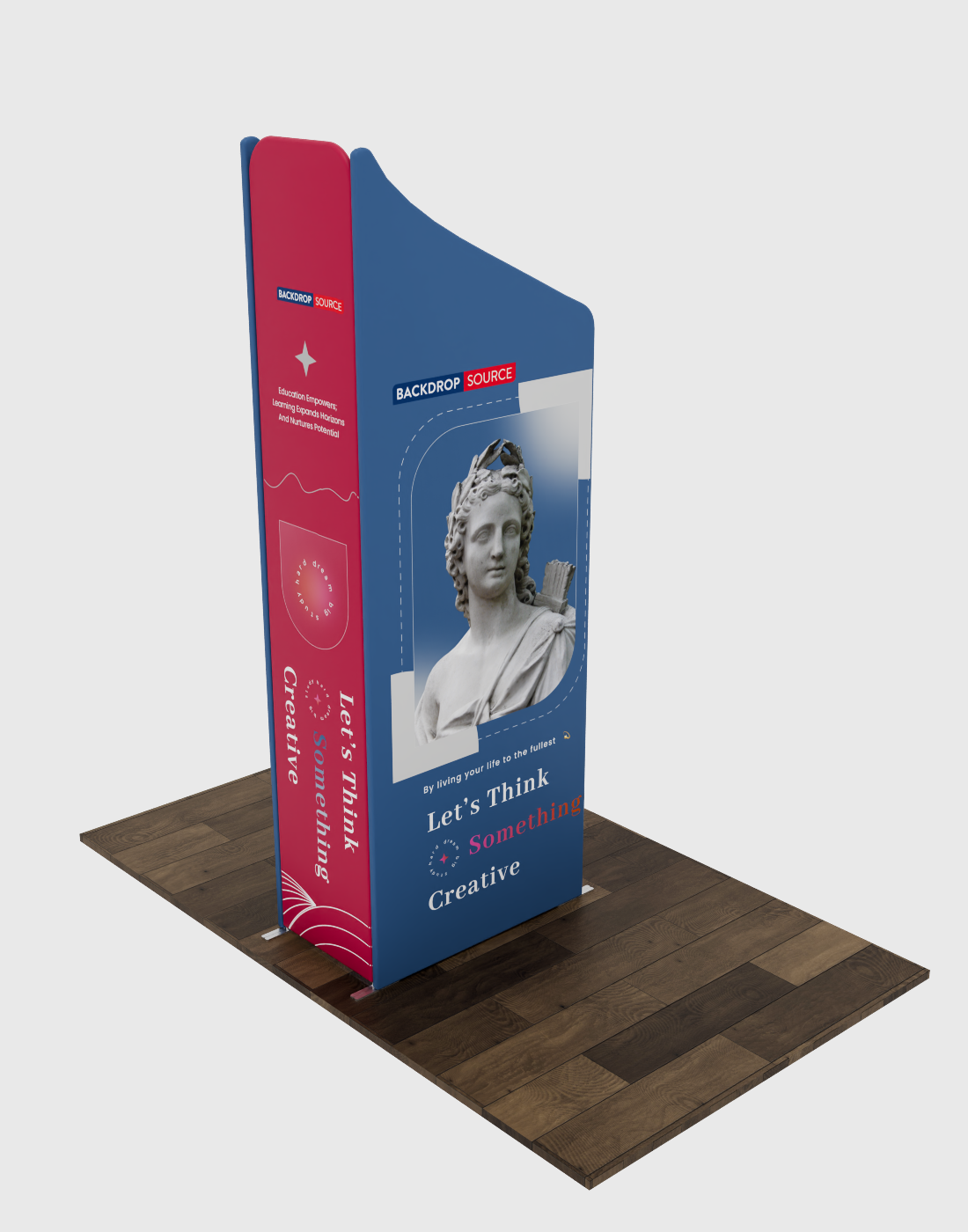 Magnetic Fabric Booth Display - Model 4 (6.5 x 6.5ft)