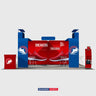 20x20 Booth Kit with 3D Media Walls, Arch Displays & 3 Counters