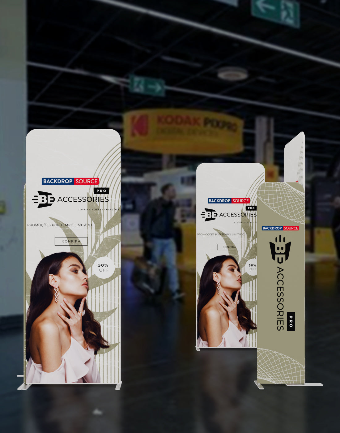 Magnetic Fabric Booth Display - Model 4 (10 x 10ft)