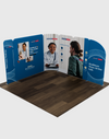 Magnetic Fabric Booth Display - Model 3 (10 x 10ft)