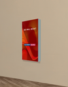 Wall-Mounted SEG Fabric display - 3.15" Depth