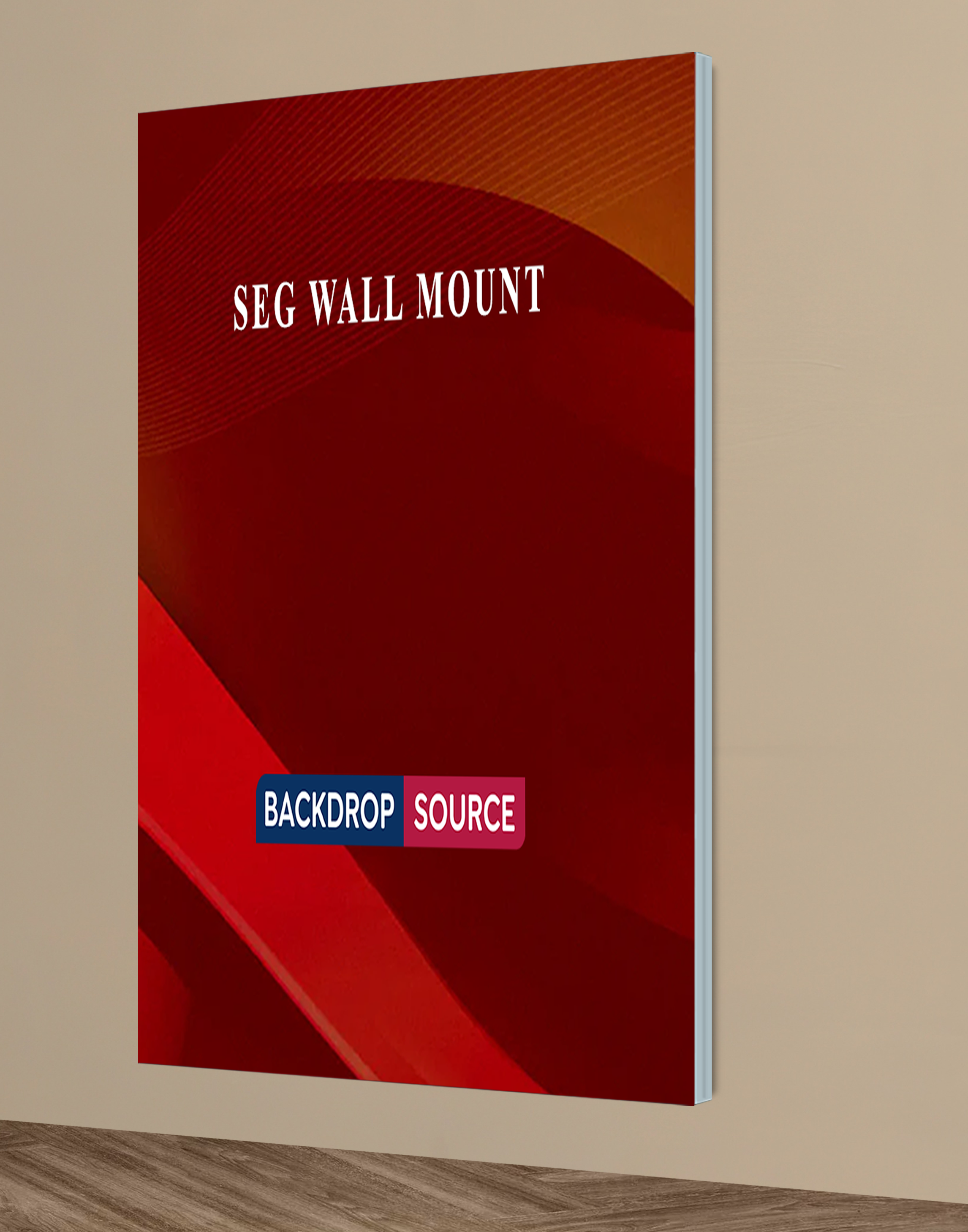Wall-Mounted SEG Fabric Display – 1.5" Depth
