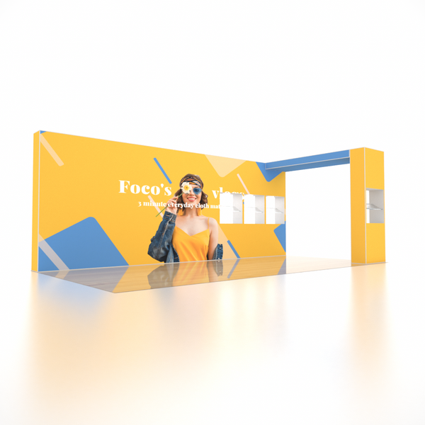 SEG Pro Popup Booth – Model 7 (20ft x 10ft)