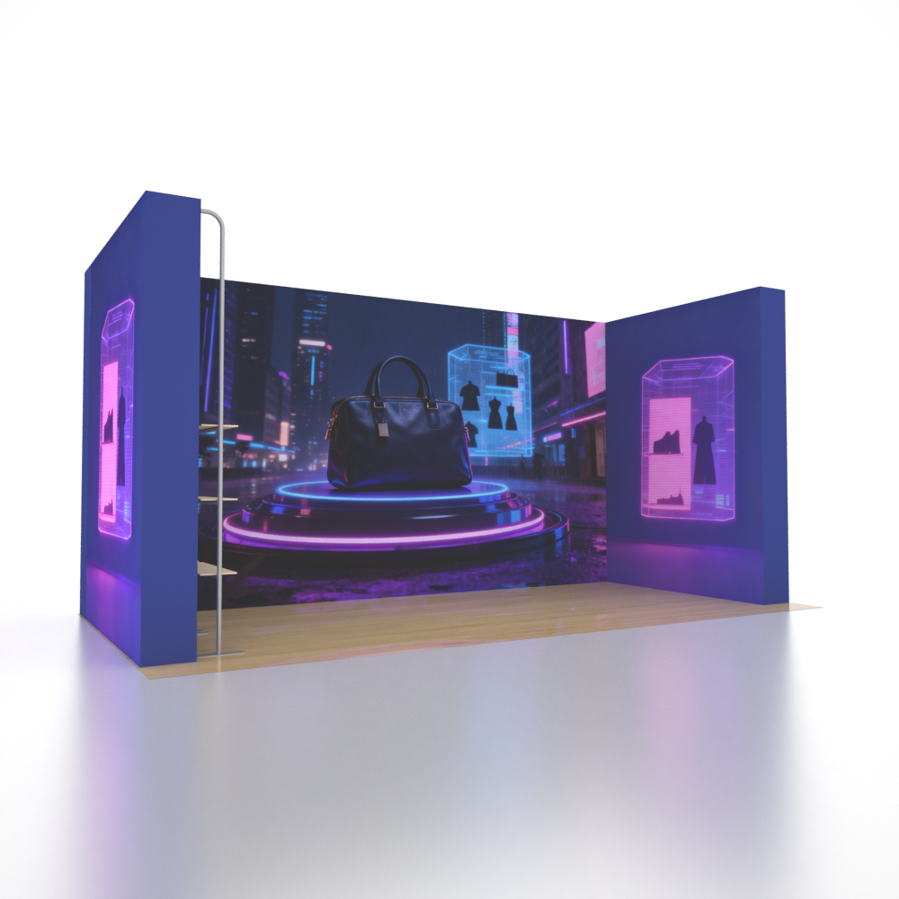 Portable Exhibit Display 10ft x 20ft - Model 20