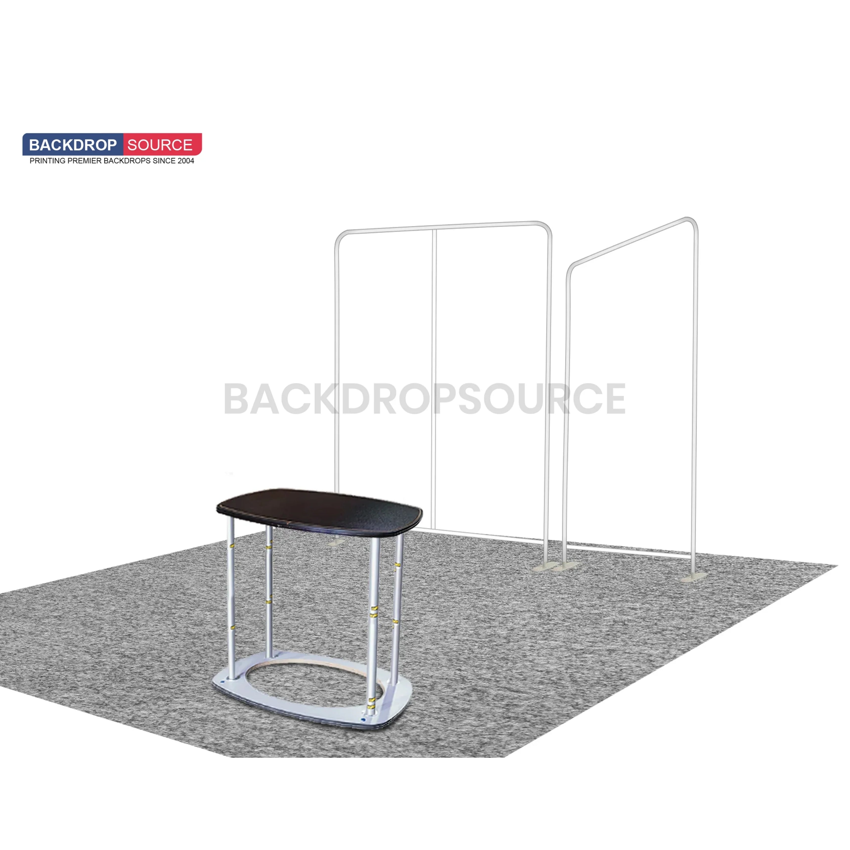 Présentoir portable 3 m x 3 m - Modèle 3 