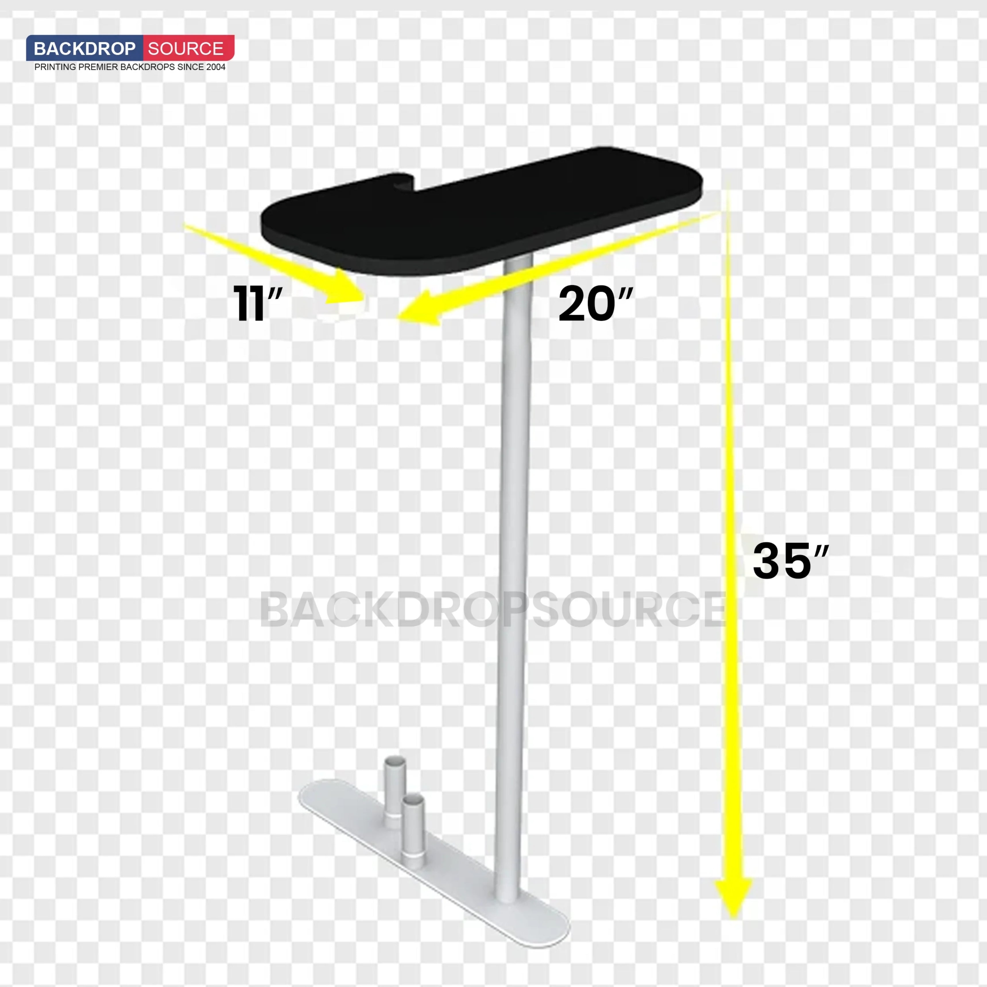 Présentoir portable 3 m x 3 m - Modèle 3 