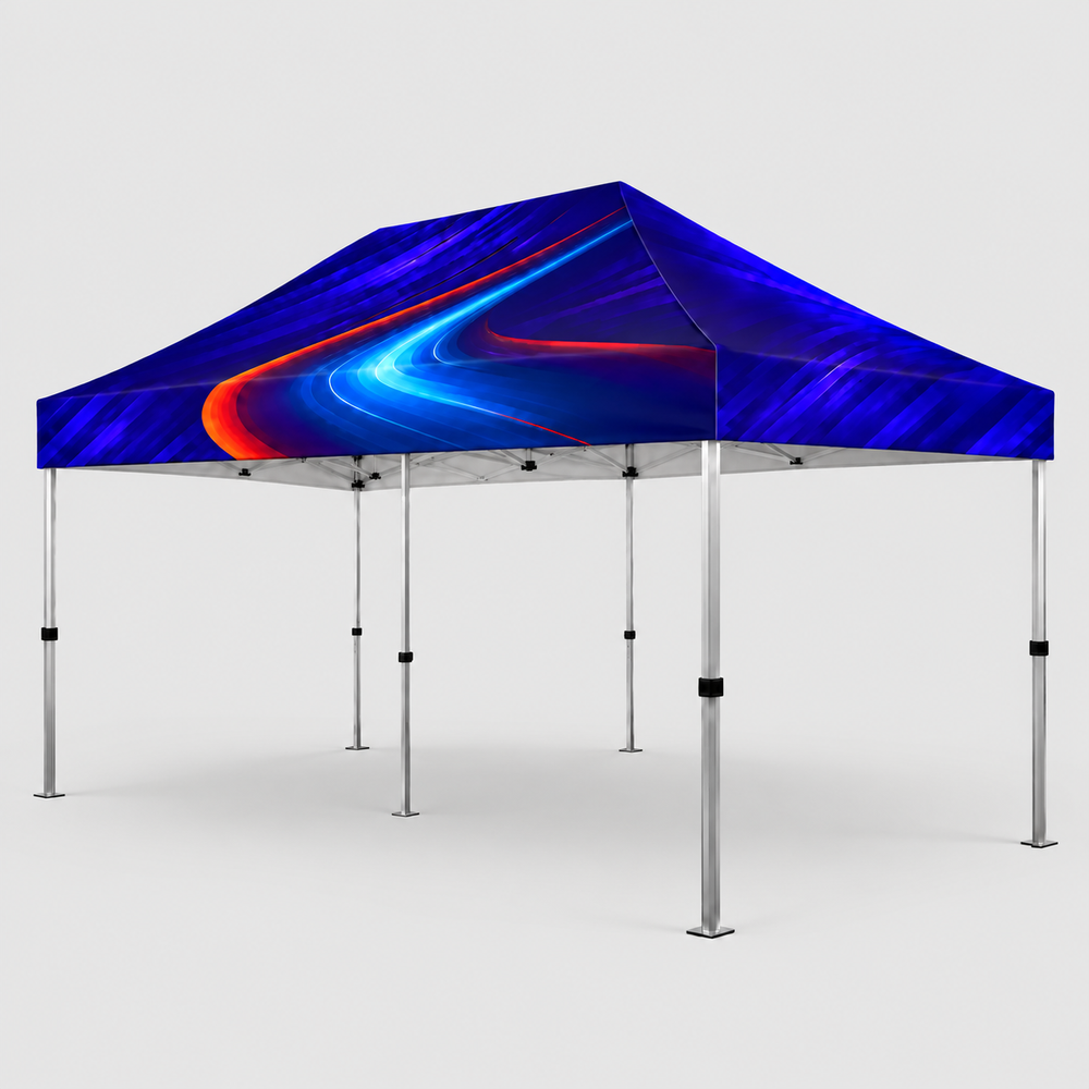 Seamless Canopy Tent – Custom Printed, No Seam Lines