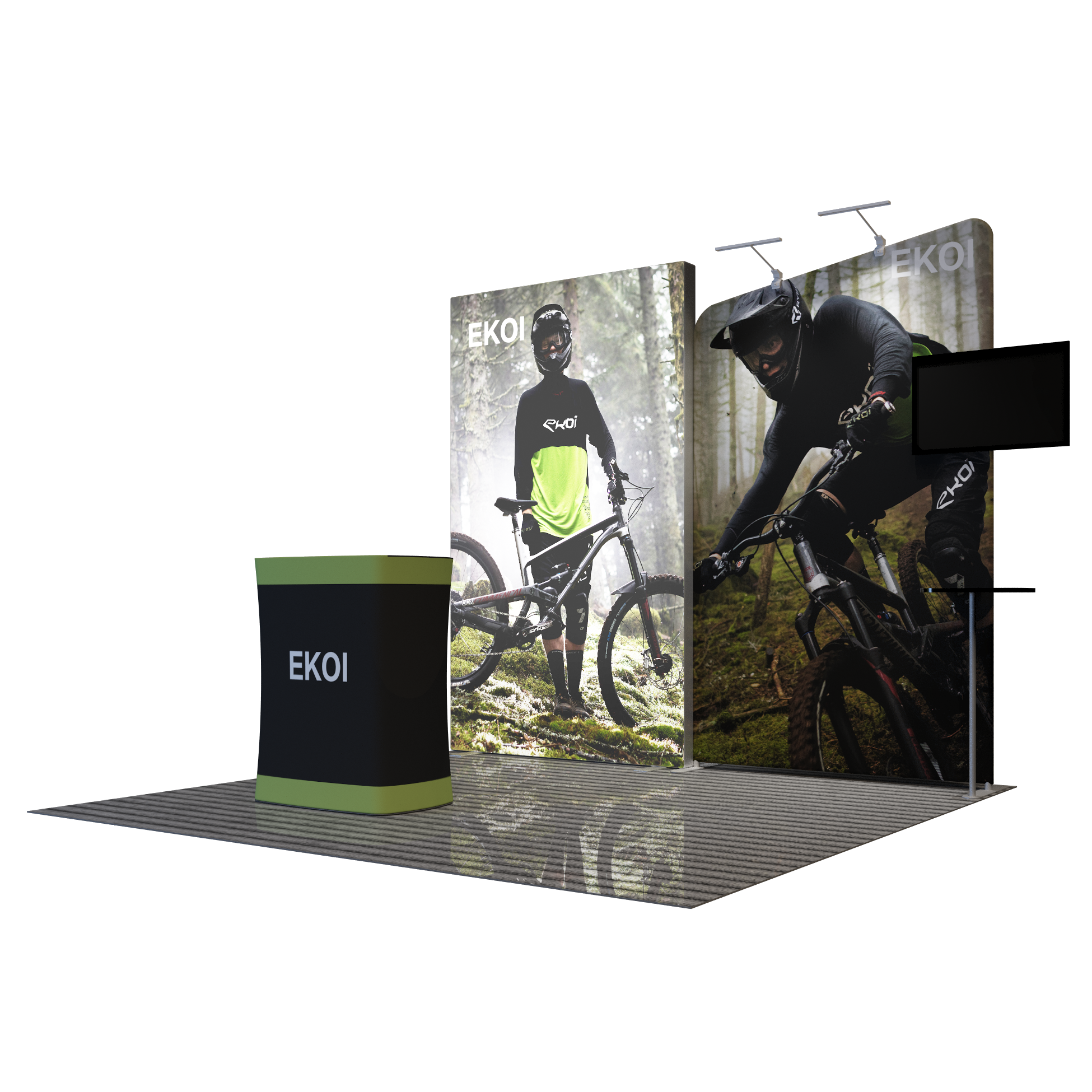 Premier 10x10 Exhibition Booth - Model 8