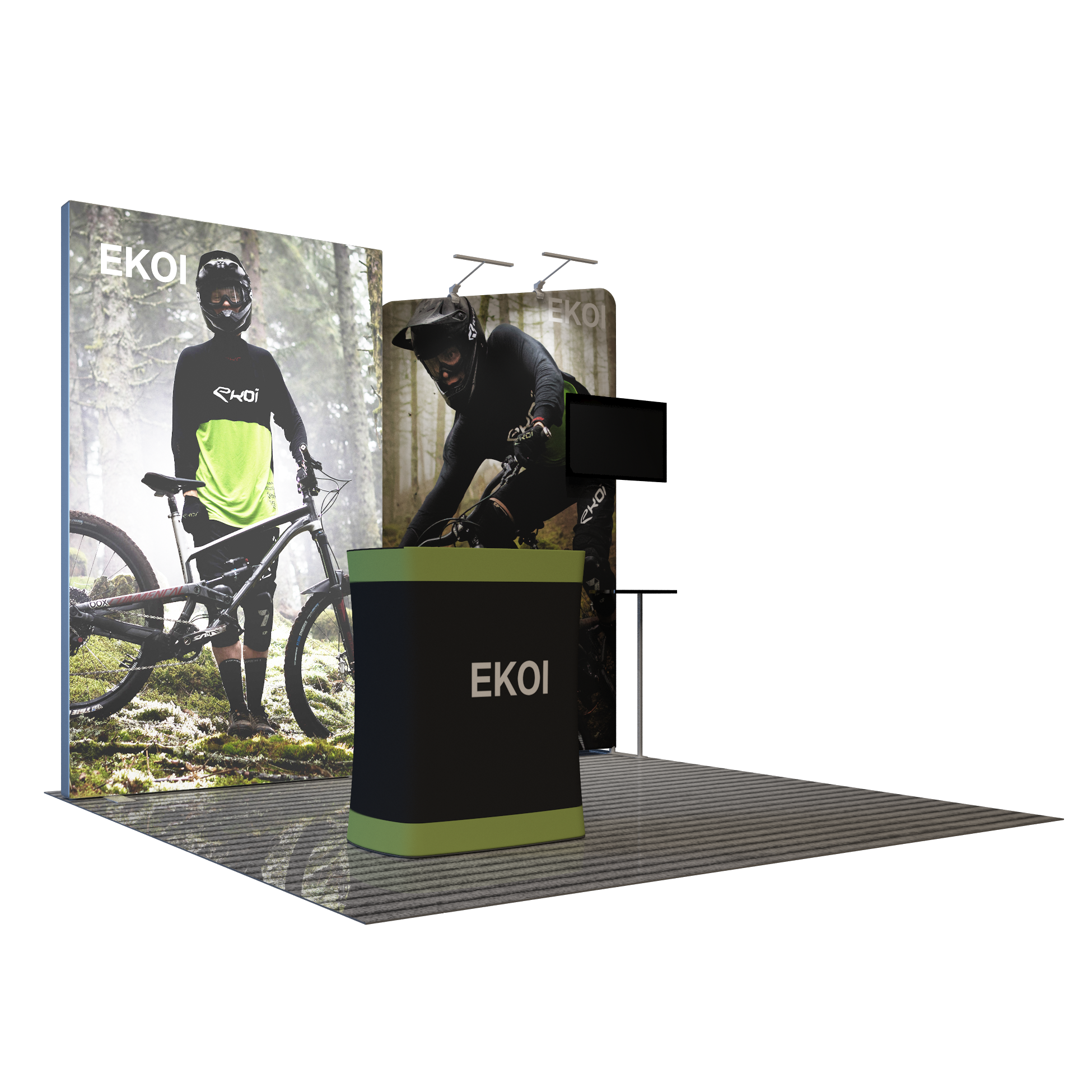 Premier 10x10 Exhibition Booth - Model 8