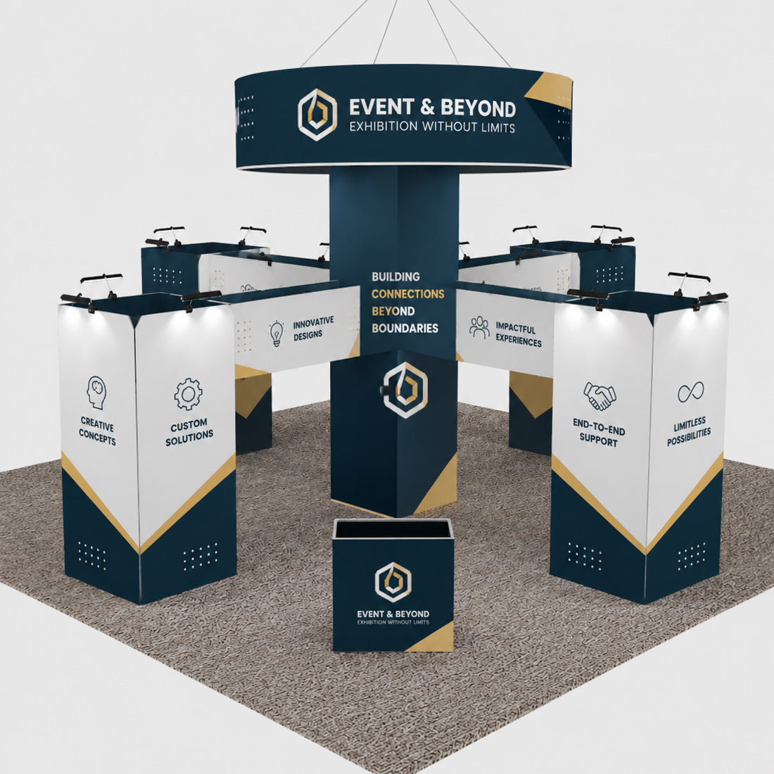 Modular Booth Kits 30ft x 30ft - Model 1