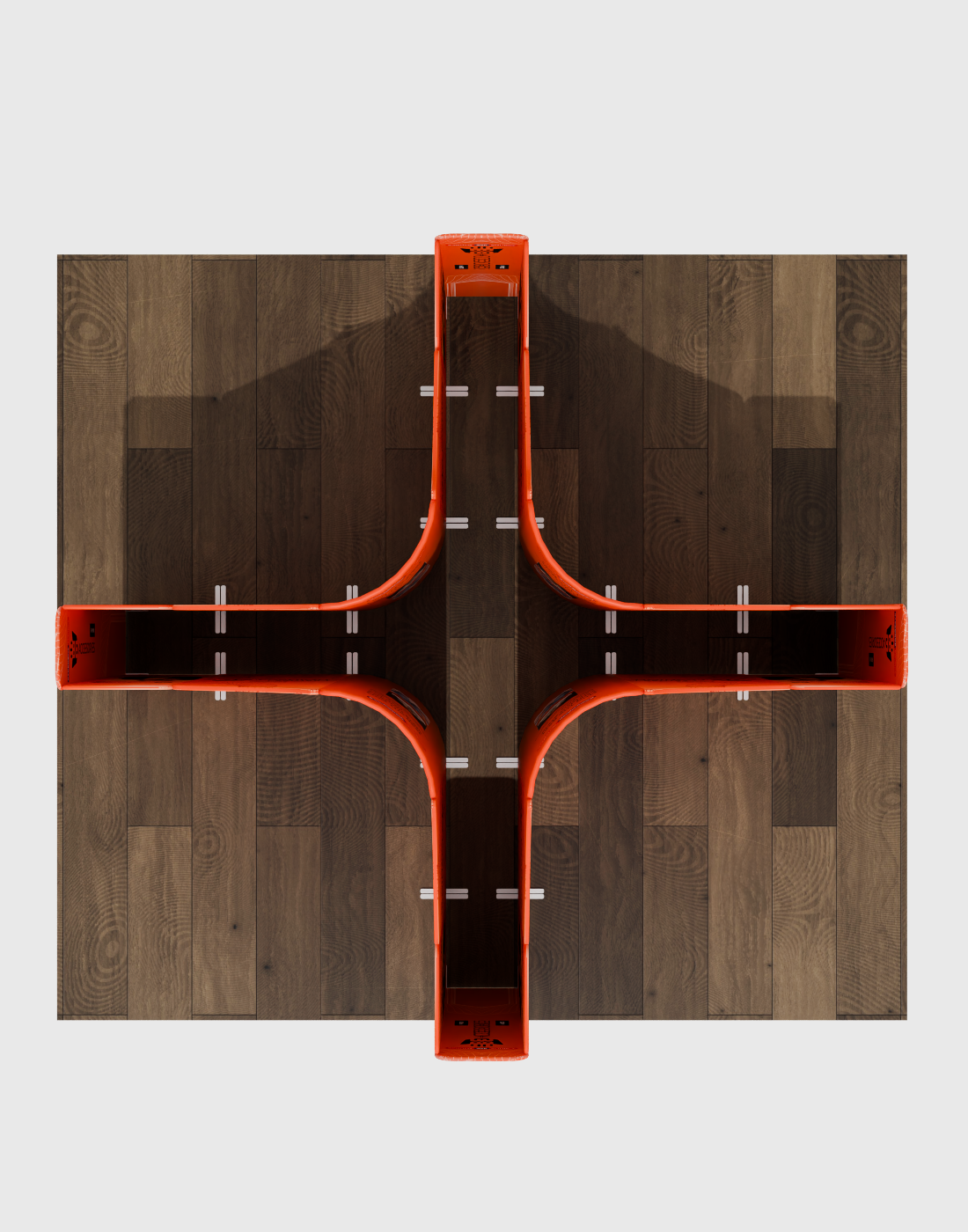 Magnetic Fabric Booth Display - Model 4 (16.4 x 16.4ft)