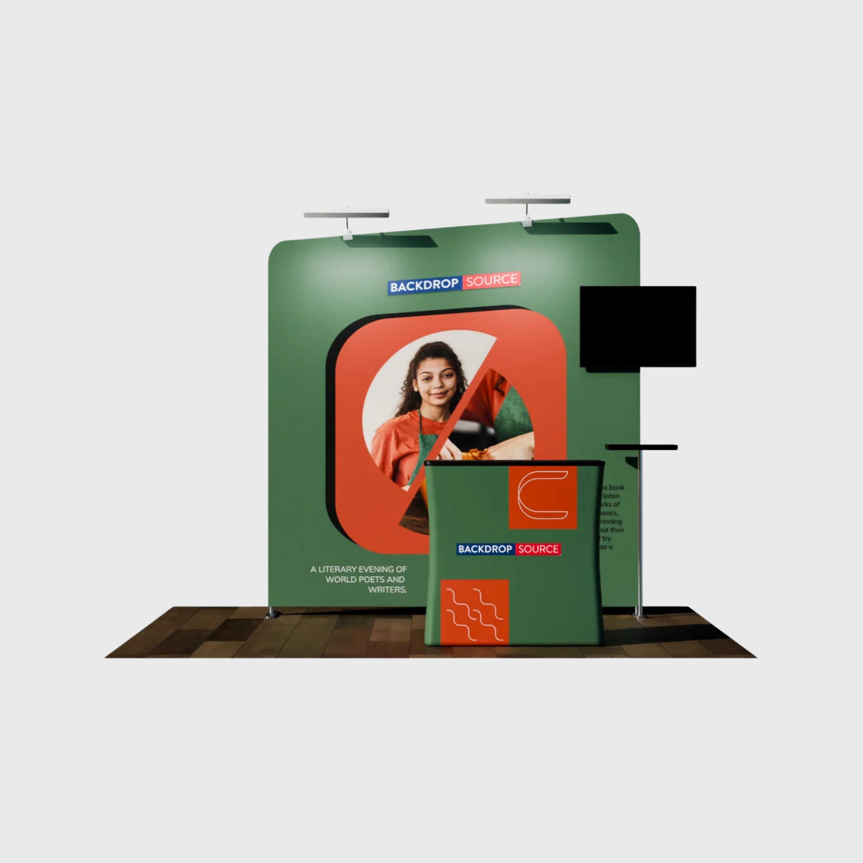 Portable Exhibit Display 10ft x 10ft - Model 9