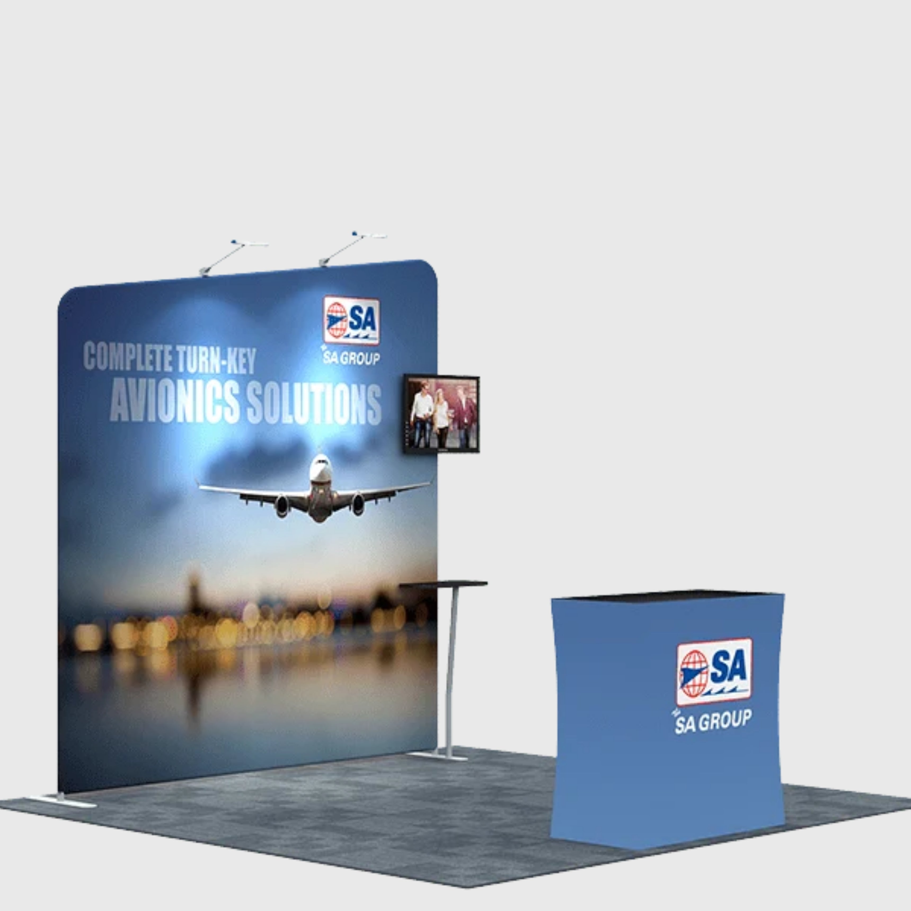 Portable Exhibit Display 10ft x 10ft - Model 9