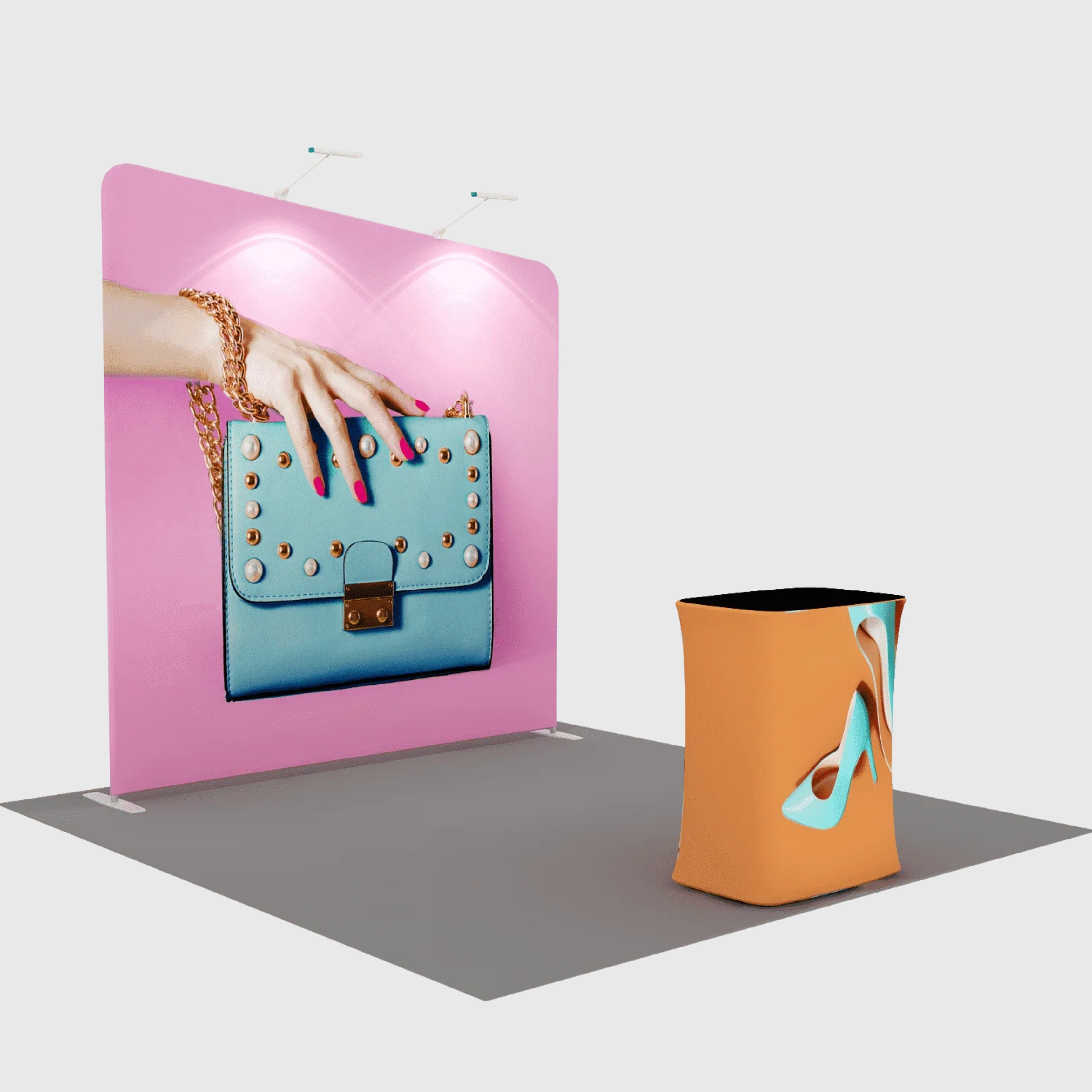Portable Exhibit Display 10ft x 10ft - Model 9