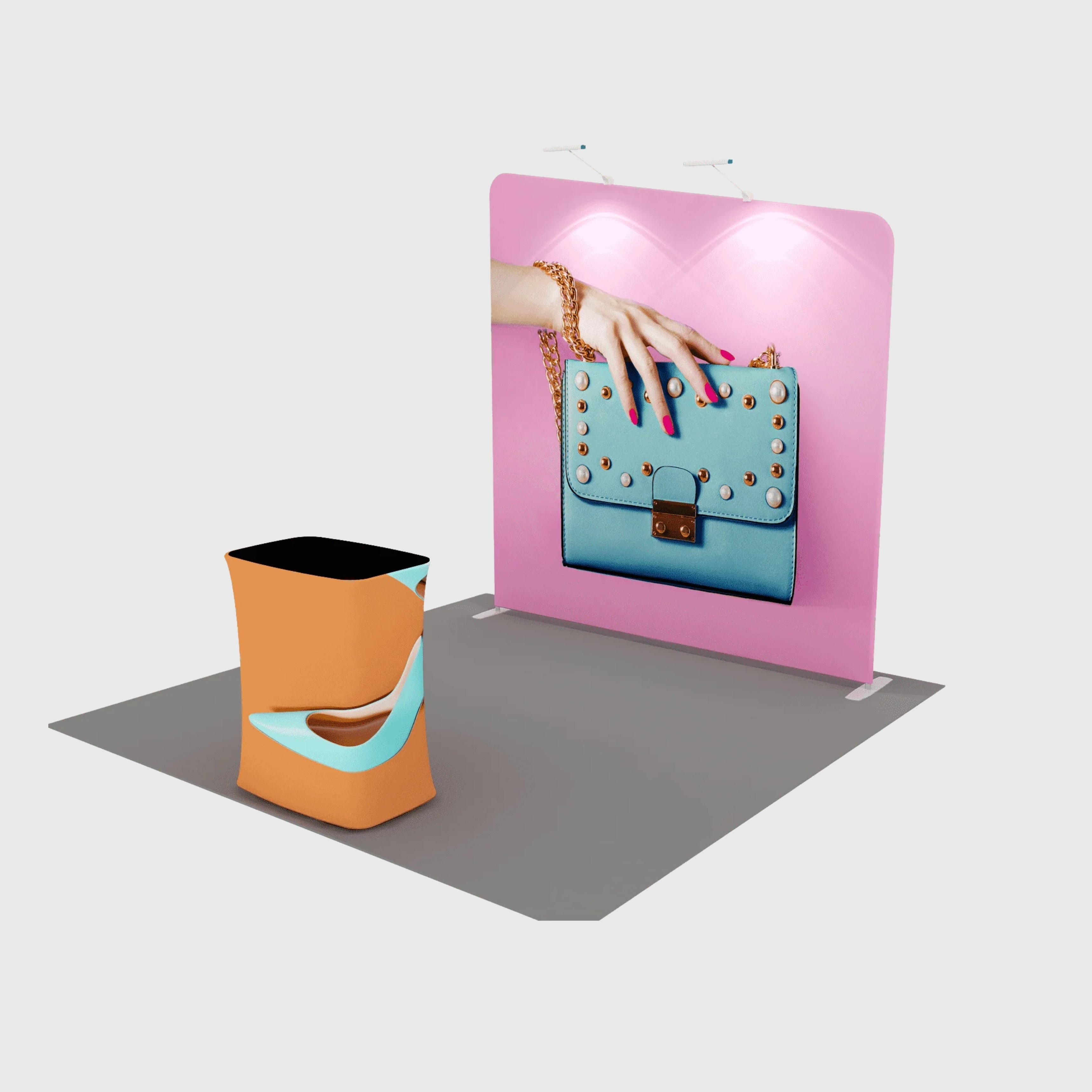 Portable Exhibit Display 10ft x 10ft - Model 9