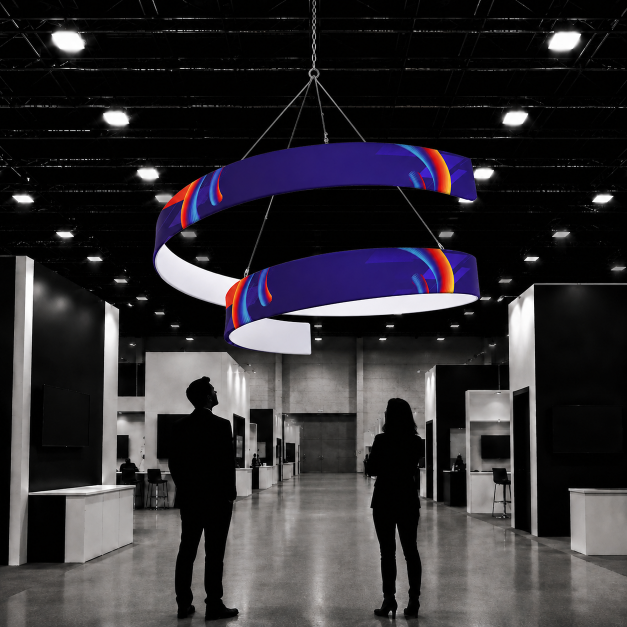Spiral Hanging Banner