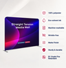 Premium Straight Tension Fabric Backdrop Display