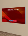 Wall-Mounted SEG Fabric Display – 3.15" & 4.7" Depth