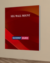 Wall-Mounted SEG Fabric Display – 1.5" Depth