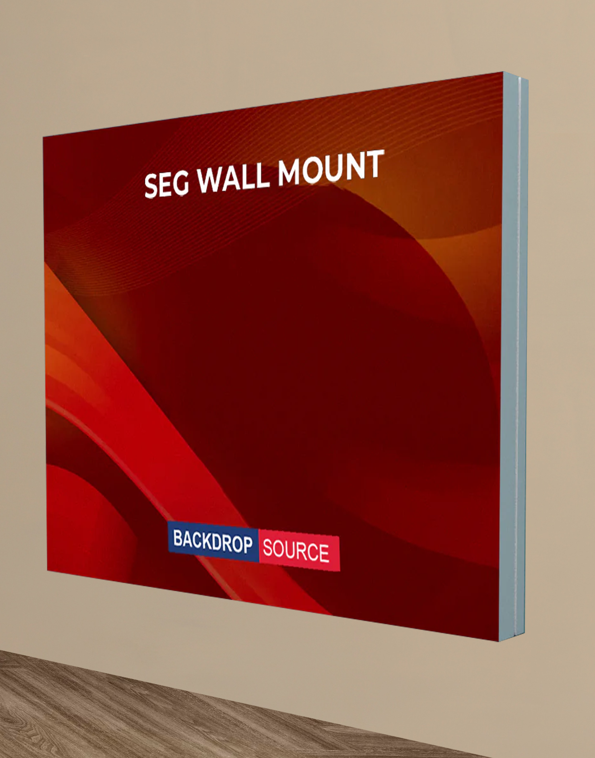 Wall-Mounted SEG Fabric Display – 3.15" & 4.7" Depth