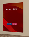 Wall-Mounted SEG Fabric Display – 1.5" Depth