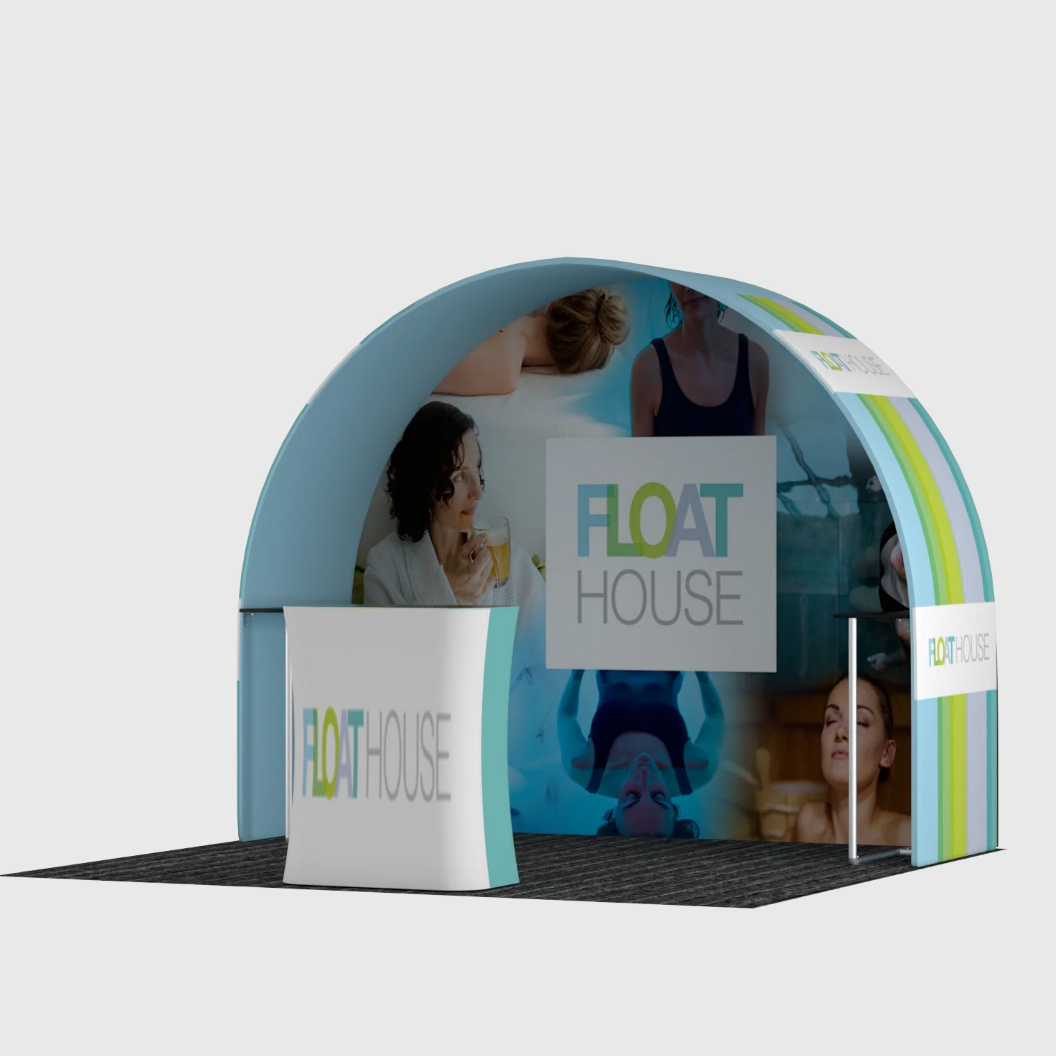 Portable Exhibit Display 10ft x 10ft - Model 27