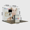 Présentoir portable 3 m x 3 m - Modèle 1 