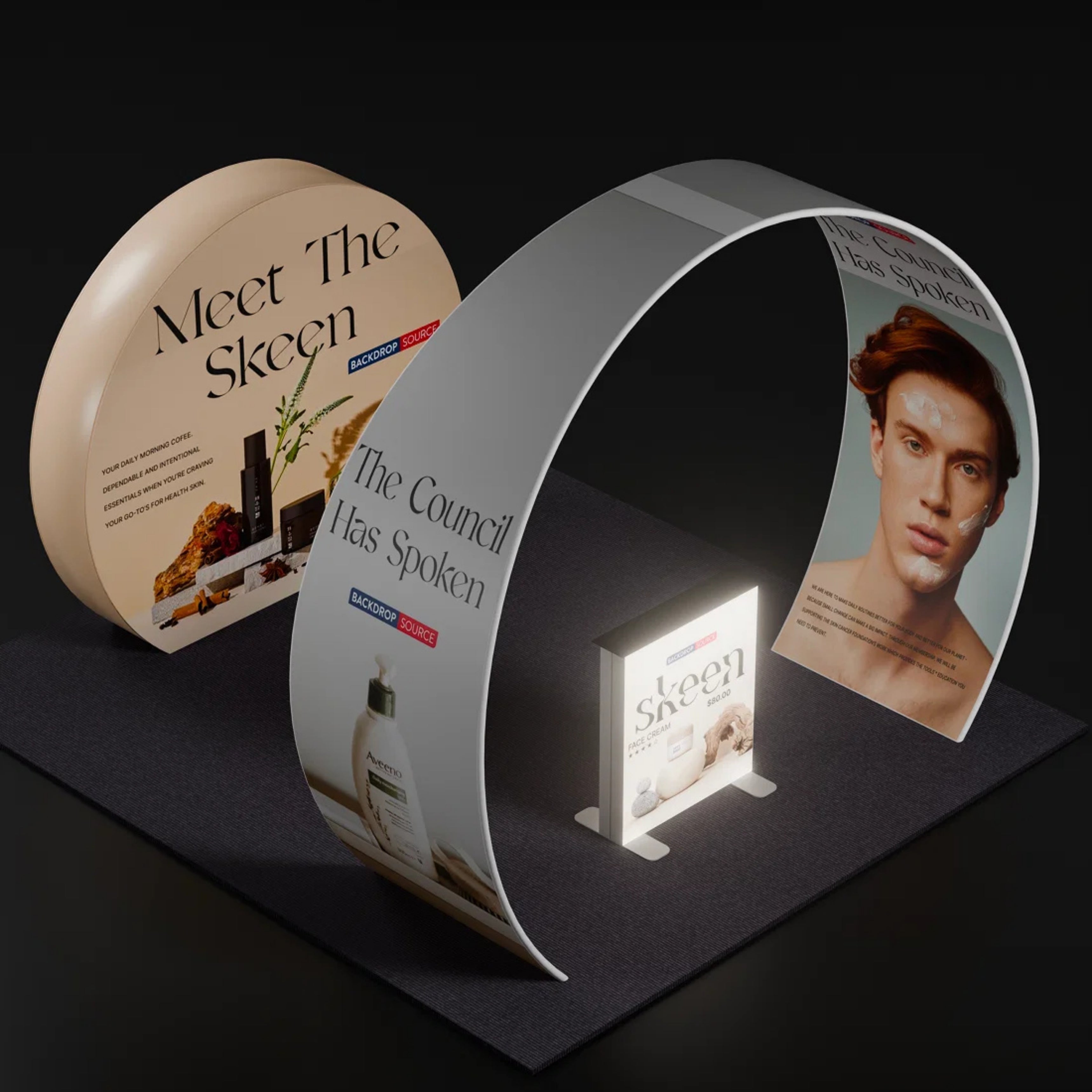 Portable Exhibit Display 10ft x 10ft - Model 34