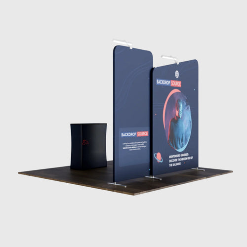 Présentoir portable 3 m x 3 m - Modèle 7 