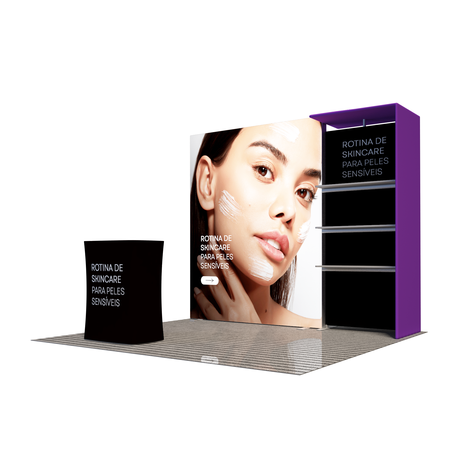 Premier 10x10 Exhibition Booth - Model 5