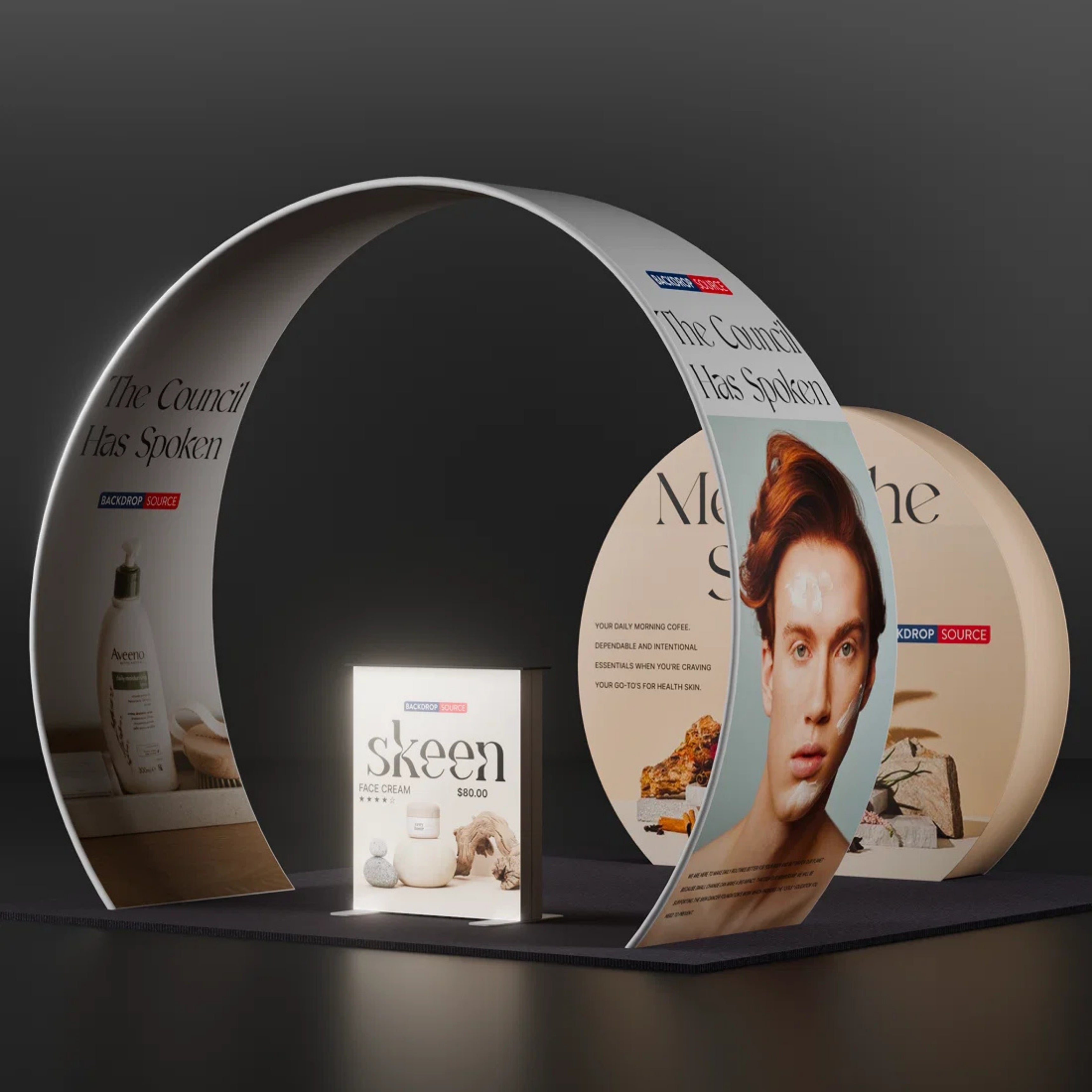 Portable Exhibit Display 10ft x 10ft - Model 34