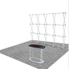 Kit d'exposition pliante droite 3-en-1 Exhibit Pro de 3 m x 3 m avec éclairage Illume 