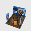 Kit d'exposition haut de gamme pour stands de 3 mètres de large