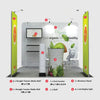Kit d'exposition haut de gamme pour stands de 3 mètres de large
