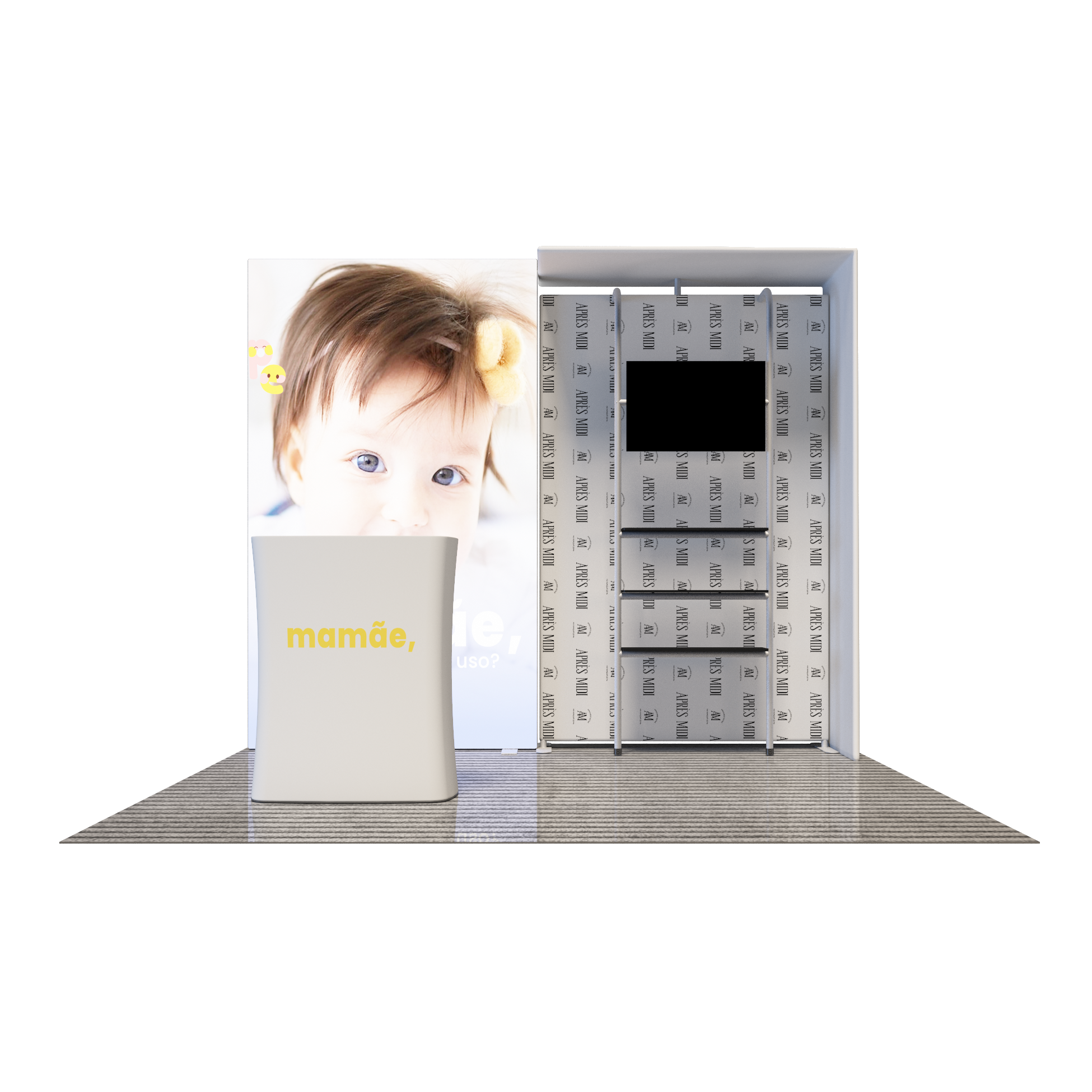 Premier 10x10 Exhibition Booth - Model 1