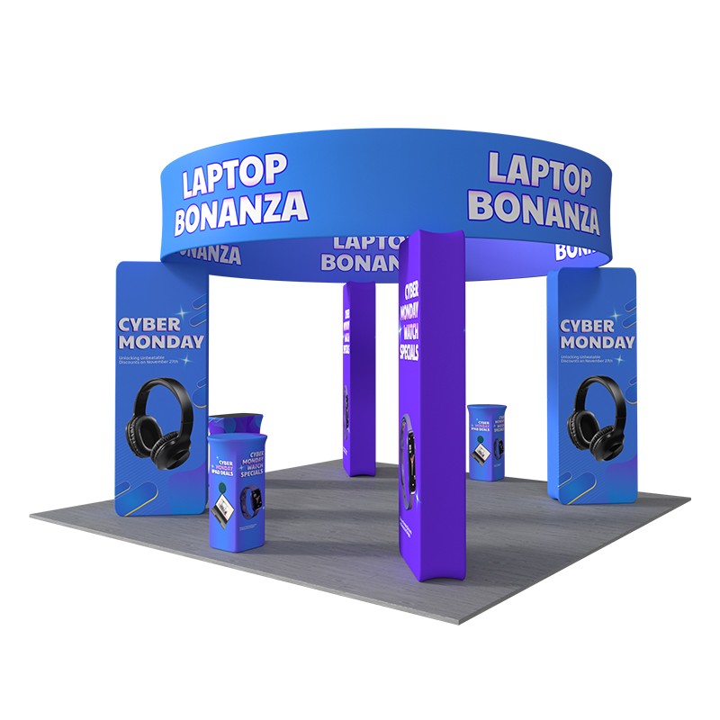 Modular Booth Kits 20ft x 20ft - Model 22