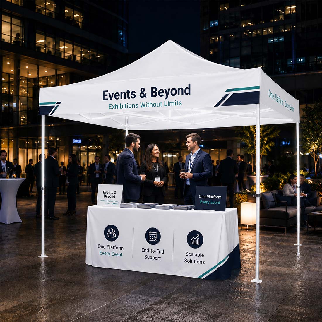 Lighted Canopy Tent Frame
