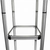 Square Portable Aluminum Spiral Tower Display - 5 Layer Shelves