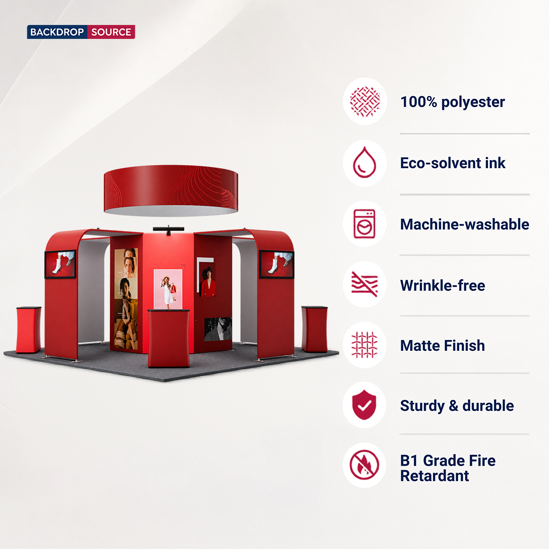 Modular Booth Kits 20ft x 20ft - Model 06