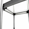 Square Portable Aluminum Spiral Tower Display - 5 Layer Shelves