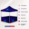 Heavy Duty Fabric Canopy Tent – (6.5ft x 10ft)