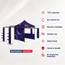 10ft x 10ft Fabric Canopy Kit with L-Shaped Wings & 4 TV Displays
