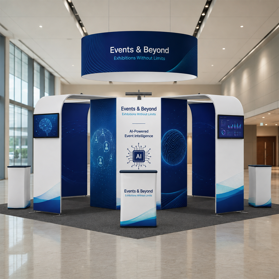 Modular Booth Kits 20ft x 20ft - Model 06