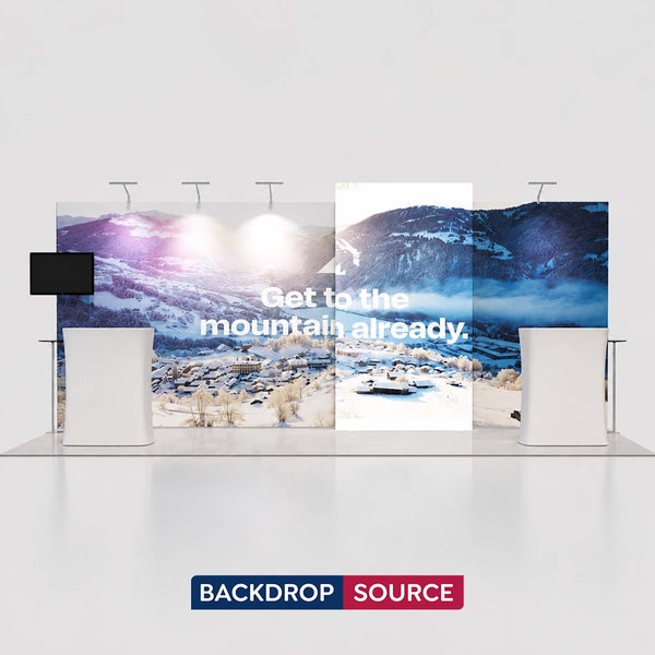 10x20 Modular Exhibition Display Kit – Model 4